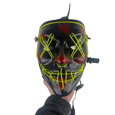 IDGAF Gas Mask LED New 1ct - Premium  from H&S WHOLESALE - Just $25! Shop now at H&S WHOLESALE