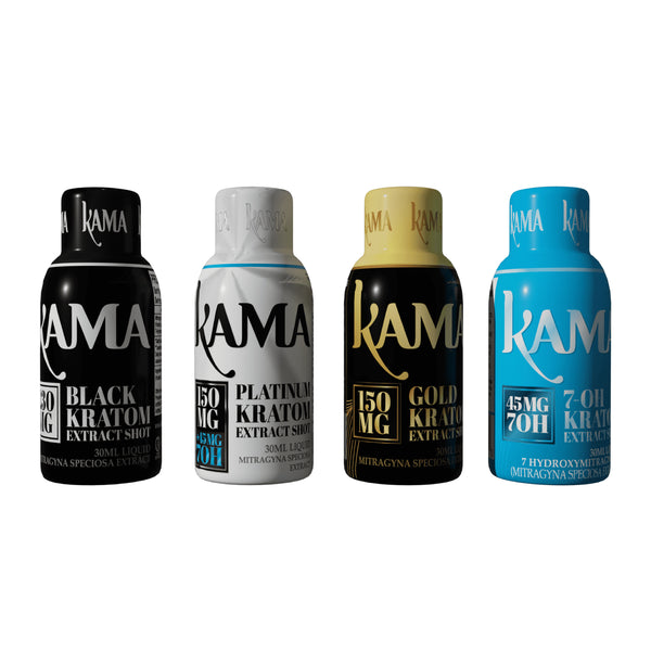 Kama Liquid Kratom Extract Shots MIT + 7-Hydroxy 12ct Box - Premium  from H&S WHOLESALE - Just $105! Shop now at H&S WHOLESALE