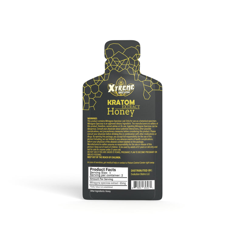 Xtreme Speciosa Kratom Extract Honey 130mg MIT 6ct - Premium  from H&S WHOLESALE - Just $34! Shop now at H&S WHOLESALE