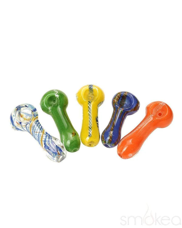 IDGAF 3.5’’ Mix Middle Heavy Hand Pipe 1ct #HP129 - Premium  from H&S WHOLESALE - Just $4! Shop now at H&S WHOLESALE