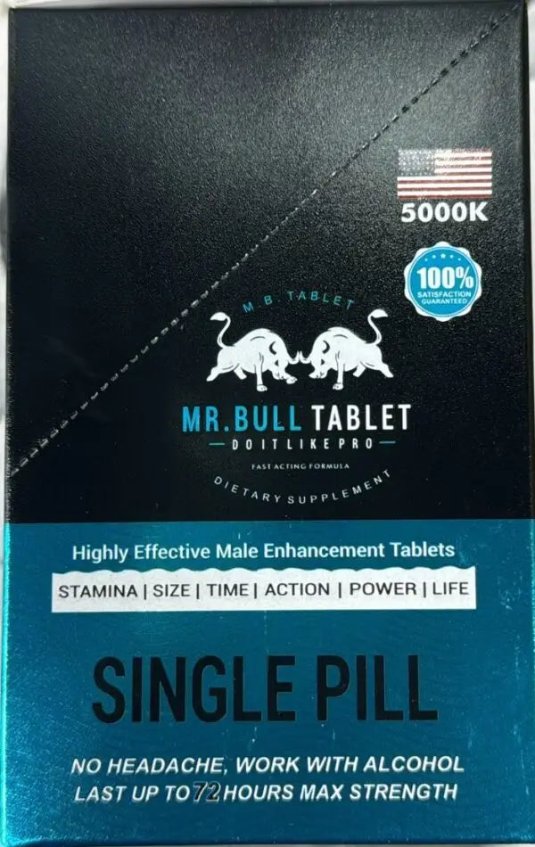 Mr.Bull 5000k Tablet 24ct - Premium  from H&S WHOLESALE - Just $66! Shop now at H&S WHOLESALE