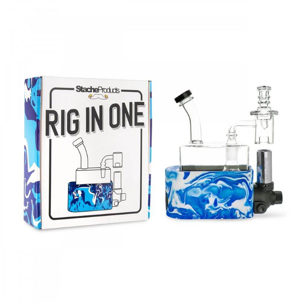 RIO Rig In One Portable Dan Rig 4pc 1ct - Premium  from H&S WHOLESALE - Just $45! Shop now at H&S WHOLESALE