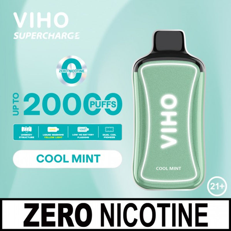 Viho Supercharge 20,000 Puffs Zero 0% Nicotine 5ct Box Disposable Vape - Premium  from H&S WHOLESALE - Just $42.50! Shop now at H&S WHOLESALE