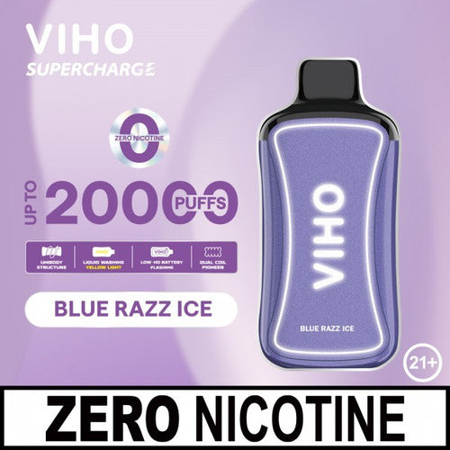 Viho Supercharge 20,000 Puffs Zero 0% Nicotine 5ct Box Disposable Vape - Premium  from H&S WHOLESALE - Just $42.50! Shop now at H&S WHOLESALE