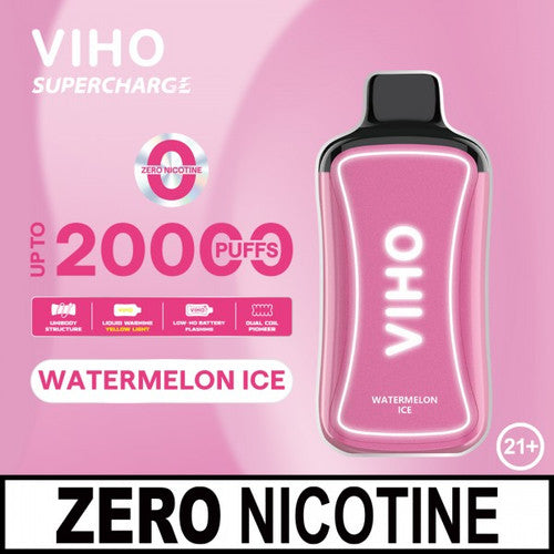 Viho Supercharge 20,000 Puffs Zero 0% Nicotine 5ct Box Disposable Vape - Premium  from H&S WHOLESALE - Just $42.50! Shop now at H&S WHOLESALE