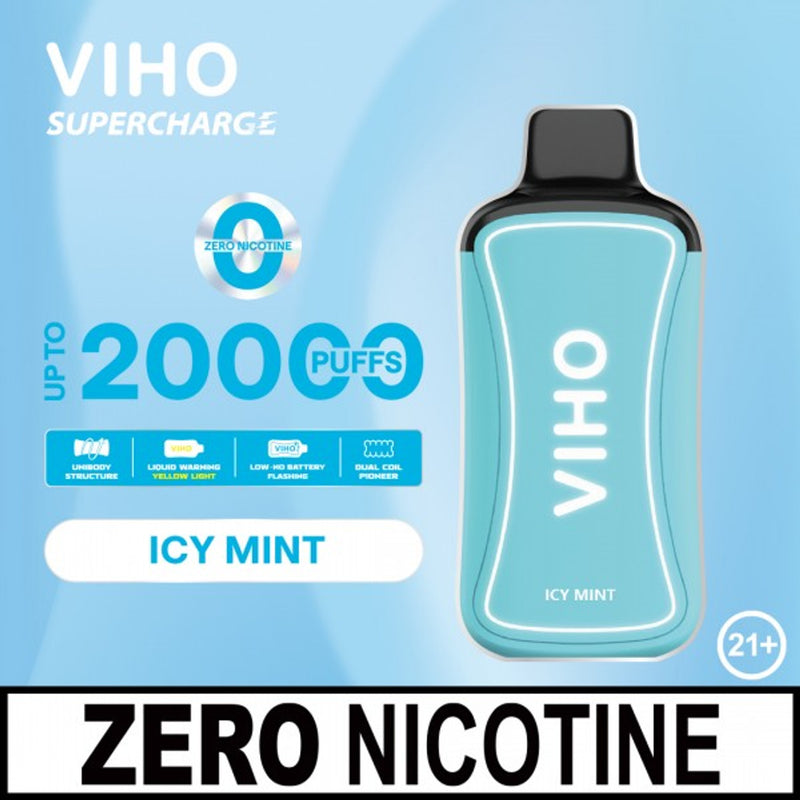 Viho Supercharge 20,000 Puffs Zero 0% Nicotine 5ct Box Disposable Vape - Premium  from H&S WHOLESALE - Just $42.50! Shop now at H&S WHOLESALE