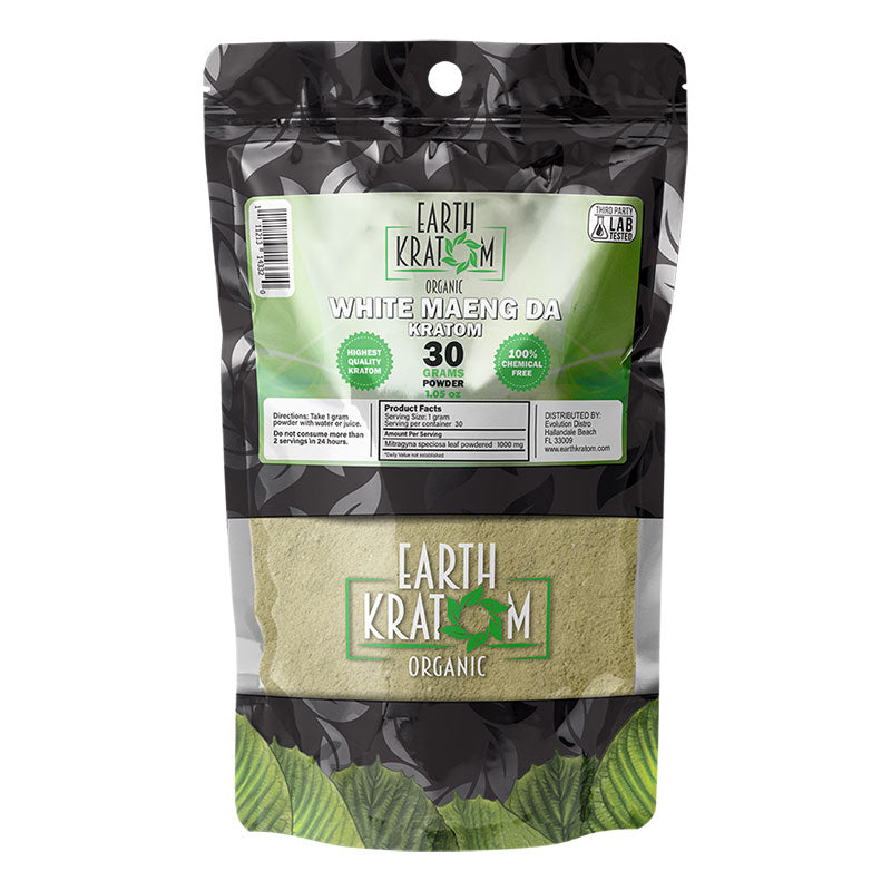 Earth Kratom 30GM Powder 20ct Bag - Premium  from H&S WHOLESALE - Just $80! Shop now at H&S WHOLESALE