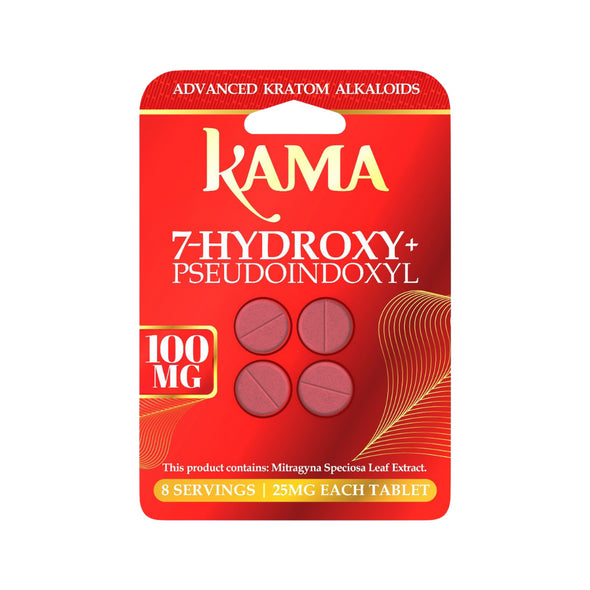 Kama Red 7 Hydroxy + Pseudoindoxy - 4ct Tablets 25mg 10ct Box - Premium  from H&S WHOLESALE - Just $130! Shop now at H&S WHOLESALE