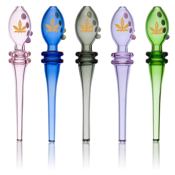 ALeaf 6’’ Colored Glass 4 DOT Dab Straw 1ct #ALNC5035 - Premium  from H&S WHOLESALE - Just $6.99! Shop now at H&S WHOLESALE