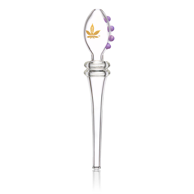 ALeaf 6’’ Colored Glass 4 DOT Dab Straw 1ct