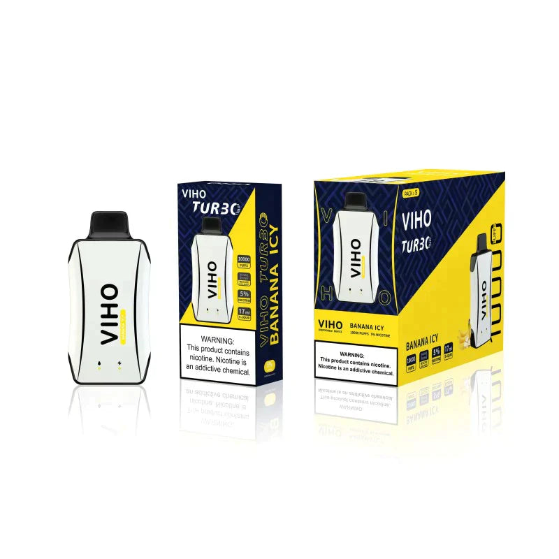 VIHO Turbo 10K Puffs 5% Nic 5ct Display Disposable Vape - Premium  from H&S WHOLESALE - Just $42.50! Shop now at H&S WHOLESALE