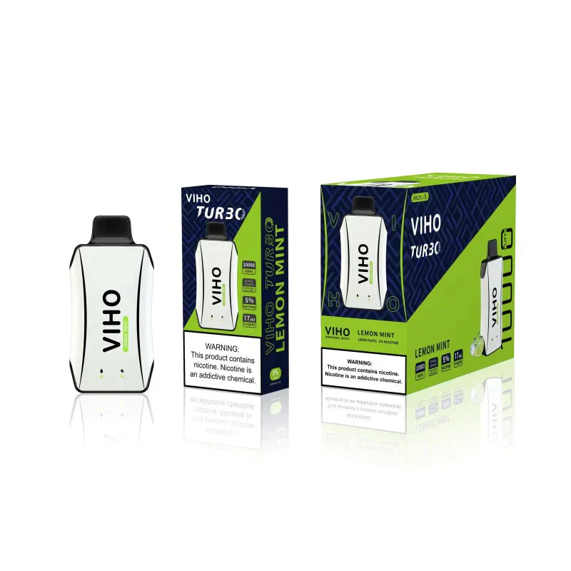 VIHO Turbo 10K Puffs 5% Nic 5ct Display Disposable Vape - Premium  from H&S WHOLESALE - Just $40! Shop now at H&S WHOLESALE