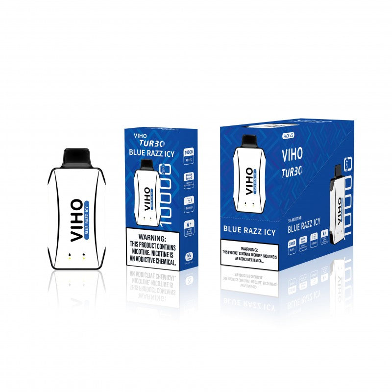 VIHO Turbo 10K Puffs 5% Nic 5ct Display Disposable Vape - Premium  from H&S WHOLESALE - Just $40! Shop now at H&S WHOLESALE