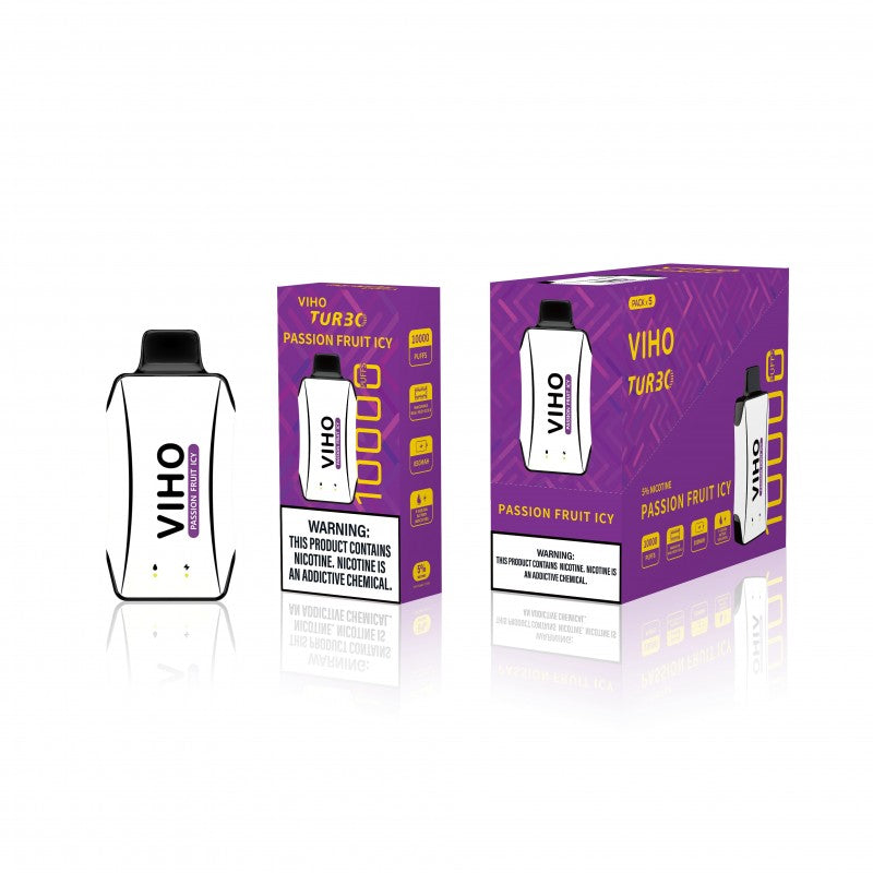 VIHO Turbo 10K Puffs 5% Nic 5ct Display Disposable Vape - Premium  from H&S WHOLESALE - Just $40! Shop now at H&S WHOLESALE