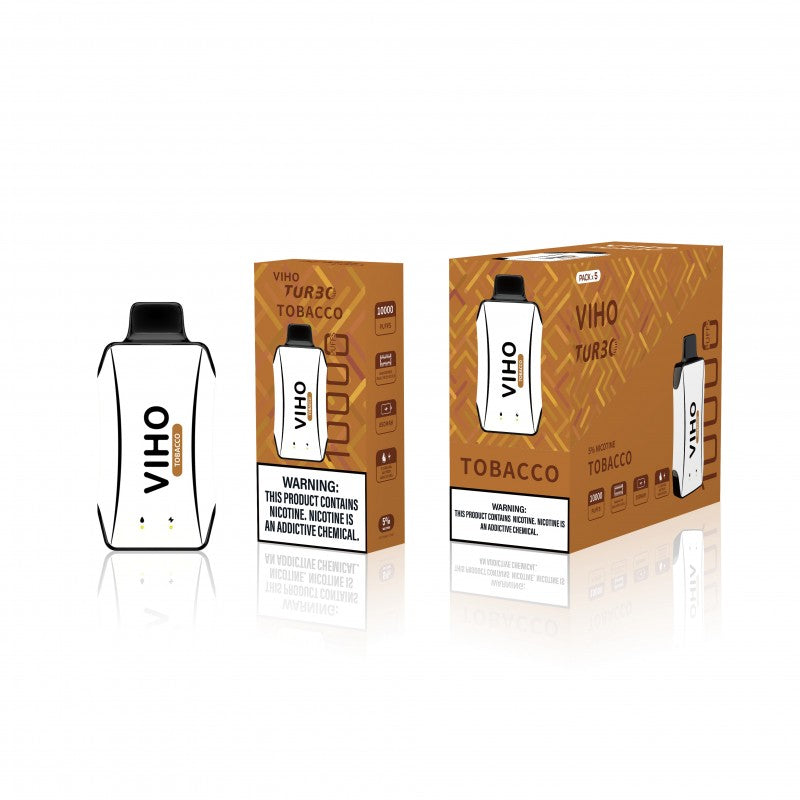 VIHO Turbo 10K Puffs 5% Nic 5ct Display Disposable Vape - Premium  from H&S WHOLESALE - Just $40! Shop now at H&S WHOLESALE