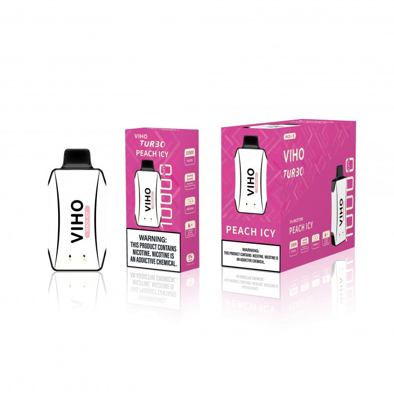 VIHO Turbo 10K Puffs 5% Nic 5ct Display Disposable Vape - Premium  from H&S WHOLESALE - Just $40! Shop now at H&S WHOLESALE