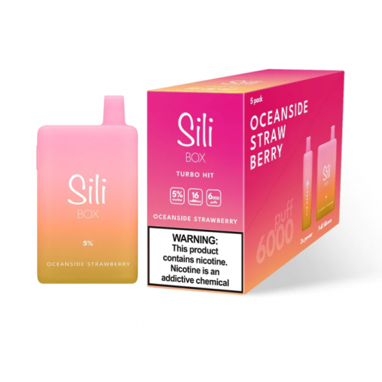 Sili Box Turbo Hit 6000 Puffs 5% Nic 5ct Display disposable Vape - Premium  from H&S WHOLESALE - Just $30! Shop now at H&S WHOLESALE