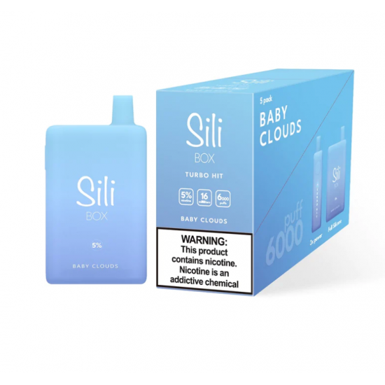 Sili Box Turbo Hit 6000 Puffs 5% Nic 5ct Display disposable Vape - Premium  from H&S WHOLESALE - Just $30! Shop now at H&S WHOLESALE