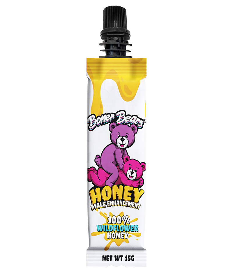 BonerBear Honey Male Enhancement Wildflower Honey 15ct Box - Premium  from H&S WHOLESALE - Just $47.50! Shop now at H&S WHOLESALE