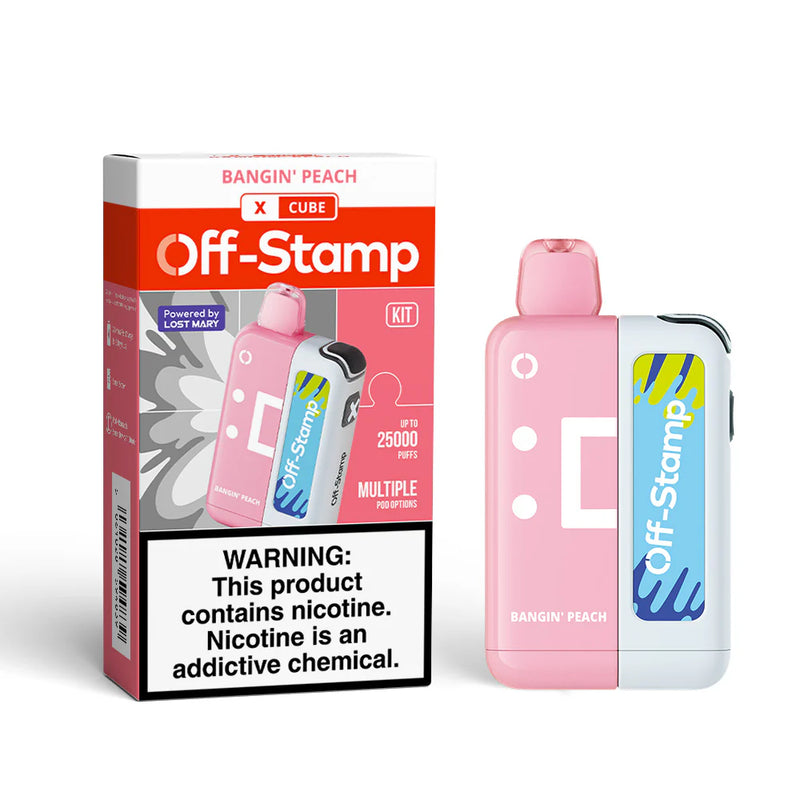 Off-Stamp X-Cube Disposable Kit 25,000 Puffs 50mg 18ml 5ct Box - Premium  from H&S WHOLESALE - Just $47.50! Shop now at H&S WHOLESALE