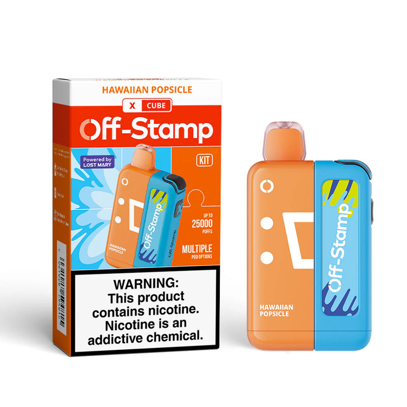 Off-Stamp X-Cube Disposable Kit 25,000 Puffs 50mg 18ml 5ct Box - Premium  from H&S WHOLESALE - Just $47.50! Shop now at H&S WHOLESALE