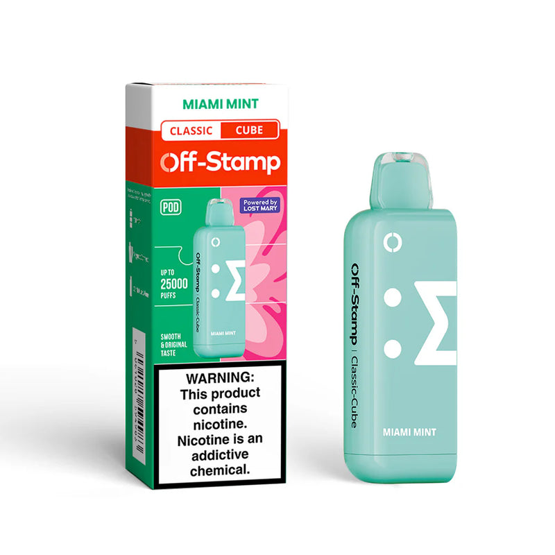 Off-Stamp X-Cube Classic Pods 25,000 Puffs 50mg 18ml 5ct Box - Premium  from H&S WHOLESALE - Just $37.50! Shop now at H&S WHOLESALE