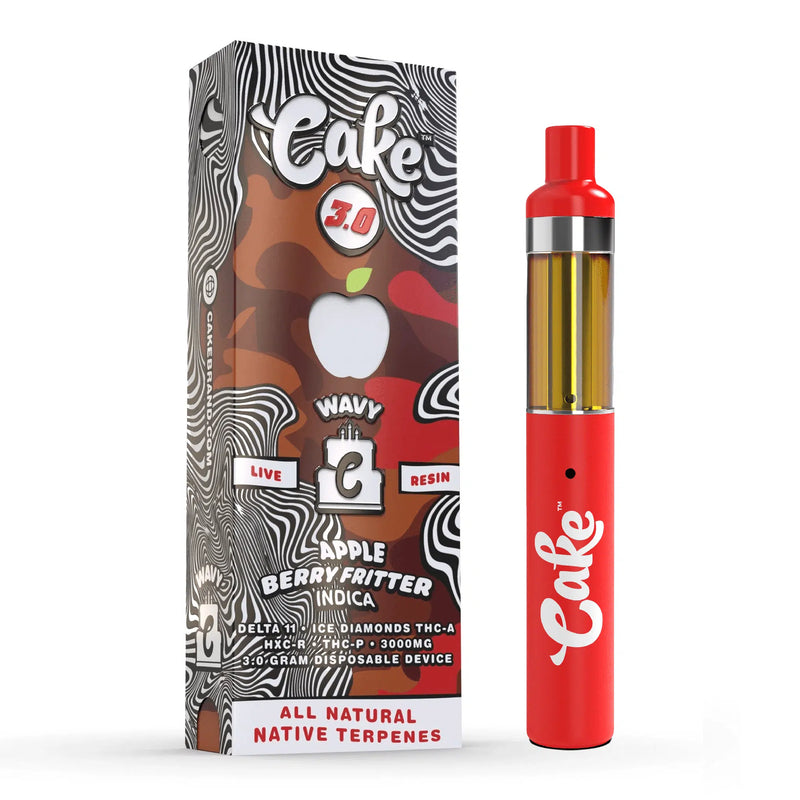 Cake Wavy Live Resin 3g D11+Ice Diamond THC-A+HXC-R+THC-P 1ct Disposable Vape - Premium  from H&S WHOLESALE - Just $17! Shop now at H&S WHOLESALE