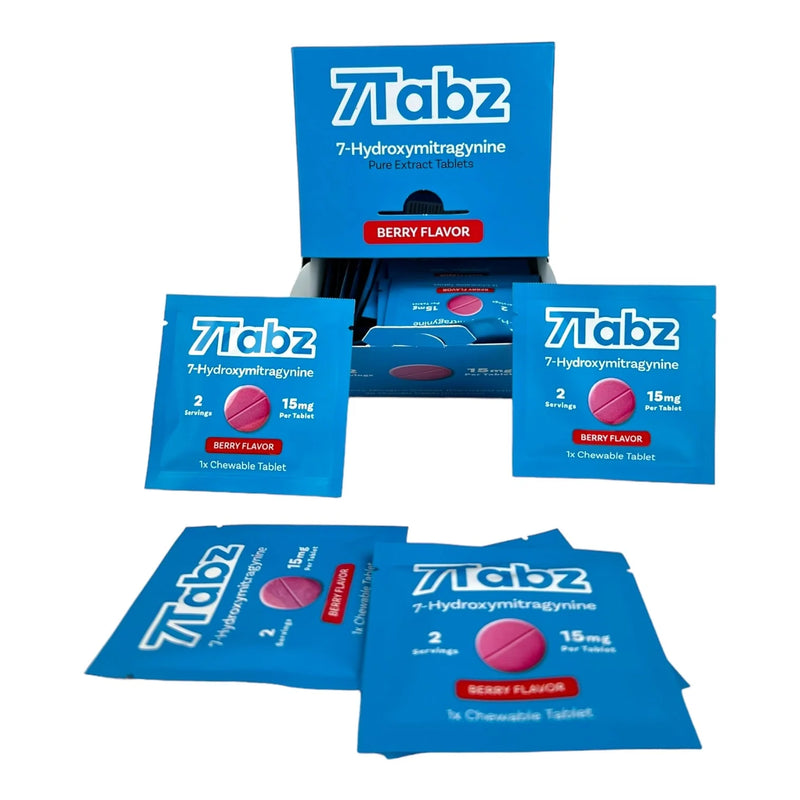 7Tabz 7-Hydroxymitragynine 1ct per Bag 15mg Per Tablet 40ct Box - Premium  from H&S WHOLESALE - Just $120! Shop now at H&S WHOLESALE