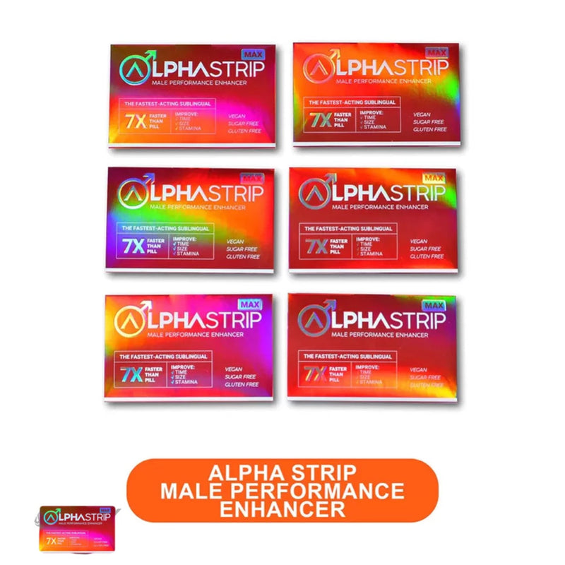 Alpha Strip Male Enhancement - Max 7X 36ct Display - Premium  from H&S WHOLESALE - Just $125! Shop now at H&S WHOLESALE