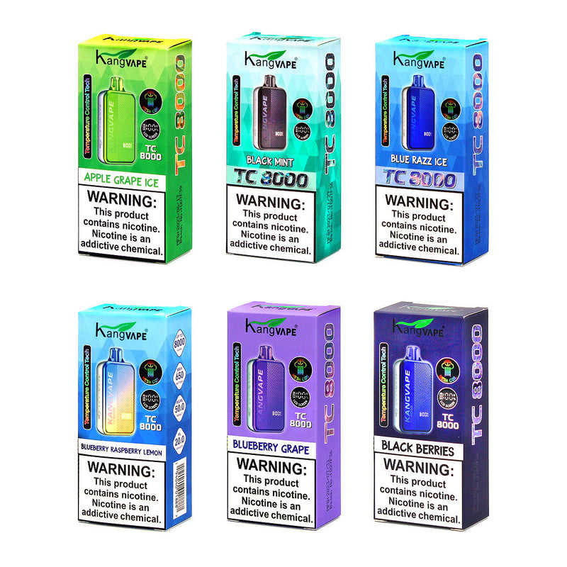 Kangvape TC 8000 Puffs 5% Nic Disposable Vape 5ct - Premium  from H&S WHOLESALE - Just $42.50! Shop now at H&S WHOLESALE