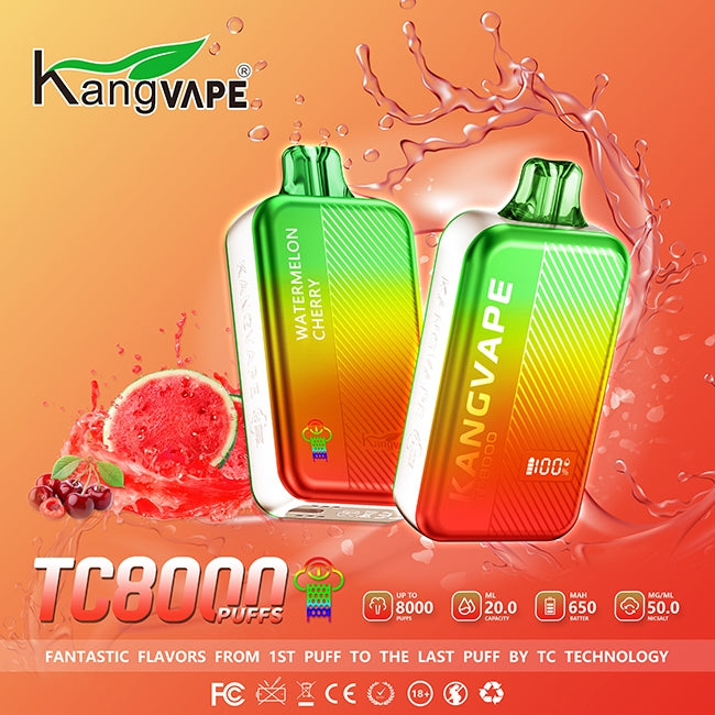 Kangvape TC 8000 Puffs 5% Nic Disposable Vape 5ct - Premium  from H&S WHOLESALE - Just $40! Shop now at H&S WHOLESALE