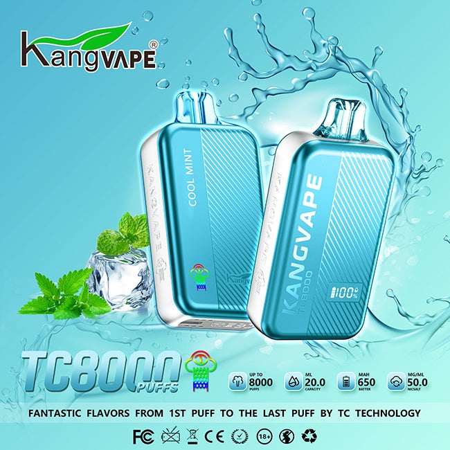 Kangvape TC 8000 Puffs 5% Nic Disposable Vape 5ct - Premium  from H&S WHOLESALE - Just $40! Shop now at H&S WHOLESALE