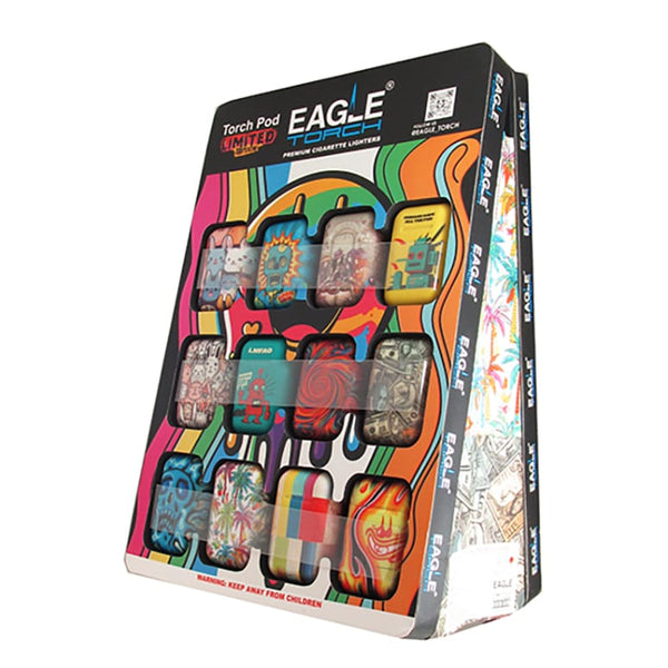 Eagle Torch Torch Pod Lighter 24ct Design Display - Premium  from H&S WHOLESALE - Just $65! Shop now at H&S WHOLESALE