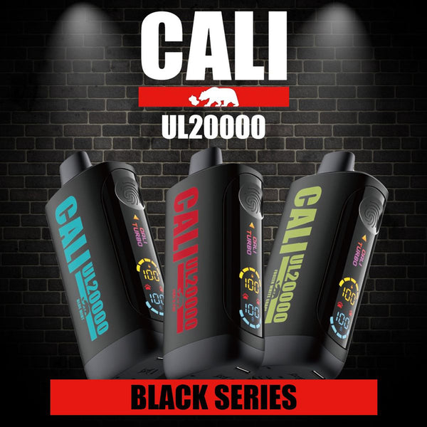 Cali UL20,000 Puffs Black Series 6ct Disposable Vape - Premium  from H&S WHOLESALE - Just $52.50! Shop now at H&S WHOLESALE