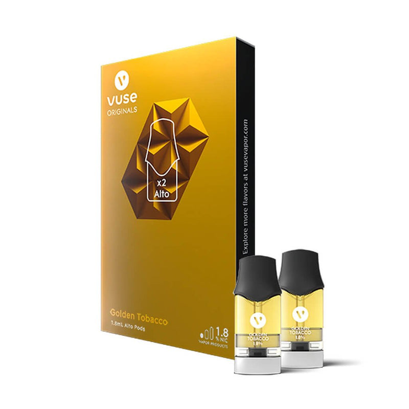 Vuse Alto Pods Golden Tobacco 5pk Display 1ct Box - Premium  from H&S WHOLESALE - Just $62.85! Shop now at H&S WHOLESALE