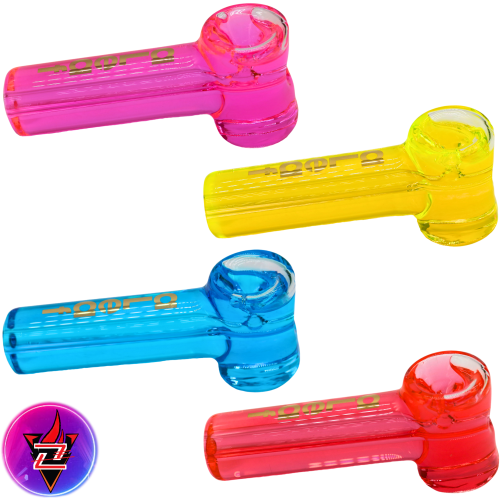 Aleaf Glass Glycerin Hand Pipe 4.2” #Alhp5052-Ye - Premium  from H&S WHOLESALE - Just $9! Shop now at H&S WHOLESALE