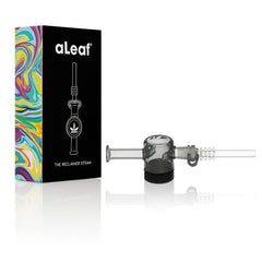 Aleaf The Reclaimer Straw 10M Premium 99.9% Quartz Nail Silicon Catcher Plastic Clip 1ct