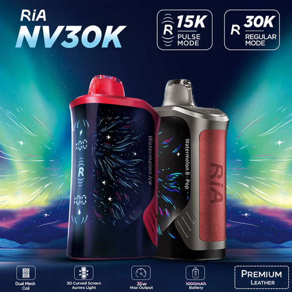 RIA NV30,000 Puffs 15ml 50mg Nic Disposable Vape 5ct Box - Premium  from H&S WHOLESALE - Just $55! Shop now at H&S WHOLESALE