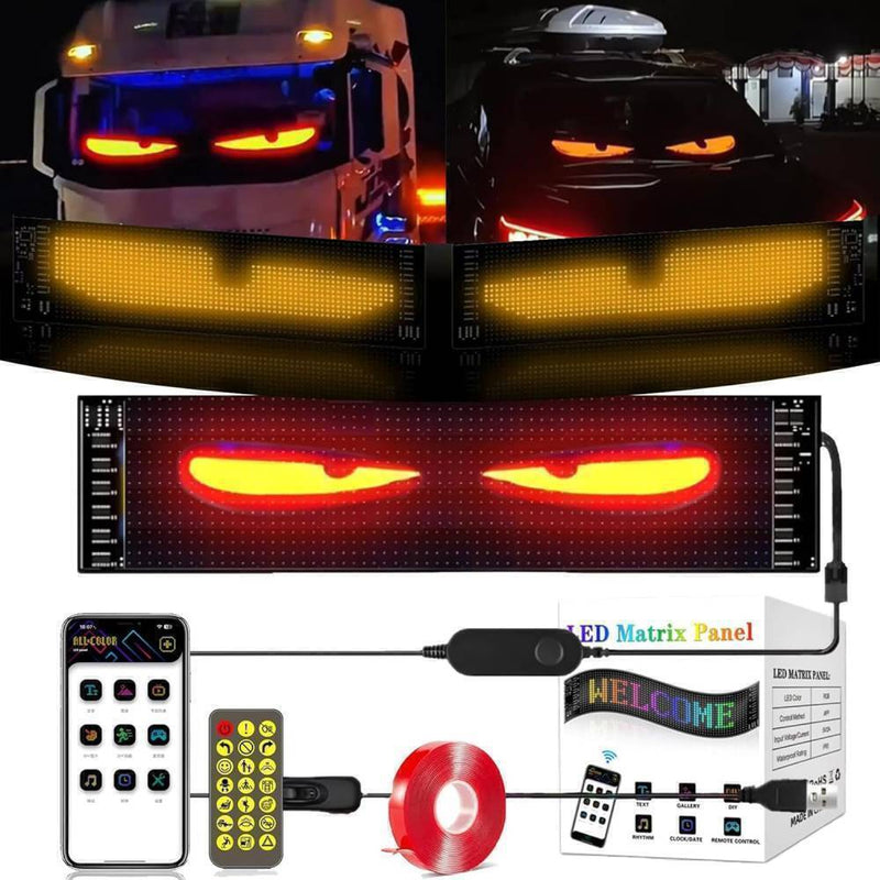 Flexible LED Matrix Panel Display Screen For Cars 1ct - Premium  from Y&M WHOLESALE - Just $50! Shop now at Y&M WHOLESALE