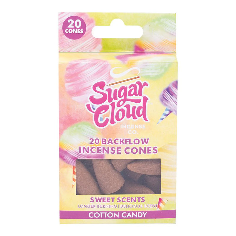 Sugar Cloud Backflow Cones 30ct Counter Display