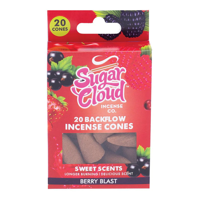 Sugar Cloud Backflow Cones 30ct Counter Display