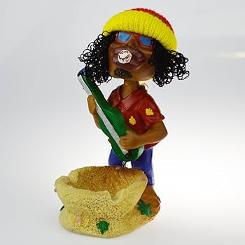 Rasta Resin Medium Ashtray XL 1ct Box - Premium  from H&S WHOLESALE - Just $10.99! Shop now at H&S WHOLESALE