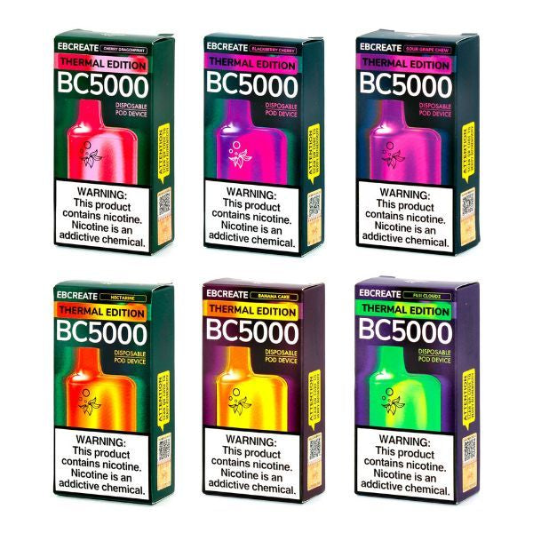 EBCREATE BC5000 Puffs THERMAL EDITION 50mg Nic Disposable Vape 10ct Display - Premium  from H&S WHOLESALE - Just $85! Shop now at H&S WHOLESALE