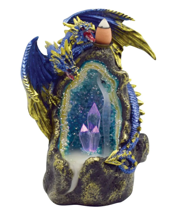 Dragon Backflow Incense Burner with Changing Color LED lights 1ct #2843 - Premium  from H&S WHOLESALE - Just $16! Shop now at H&S WHOLESALE