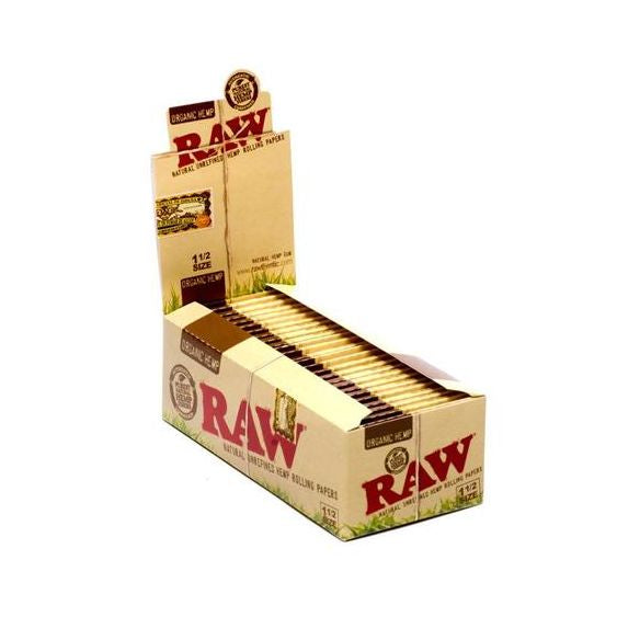 Raw 1 1/2 Rolling Paper 24ct - Premium  from H&S WHOLESALE - Just $17.99! Shop now at H&S WHOLESALE