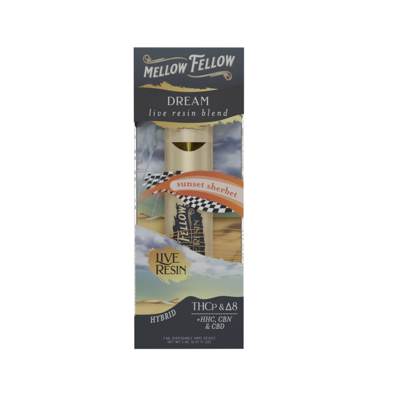 Mellow Fellow 2g D8+HHC+THC-V+THC-P And all Other Delta 1ct Disposable Vape - Premium  from H&S WHOLESALE - Just $14! Shop now at H&S WHOLESALE