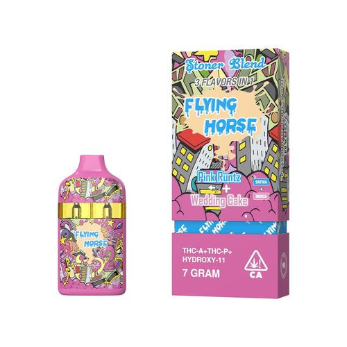 Flying Horse Stoner Blend 7g 3 Flavors in 1 THC-A+THC-P+HYDROXY-11 1ct Disposable Vape - Premium  from H&S WHOLESALE - Just $19! Shop now at H&S WHOLESALE