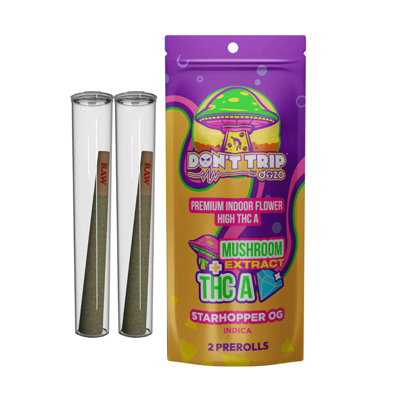 DOZO Don’t Trip Mushroom Extract THC-A Pre-Rolls 1ct - Premium  from H&S WHOLESALE - Just $9! Shop now at H&S WHOLESALE