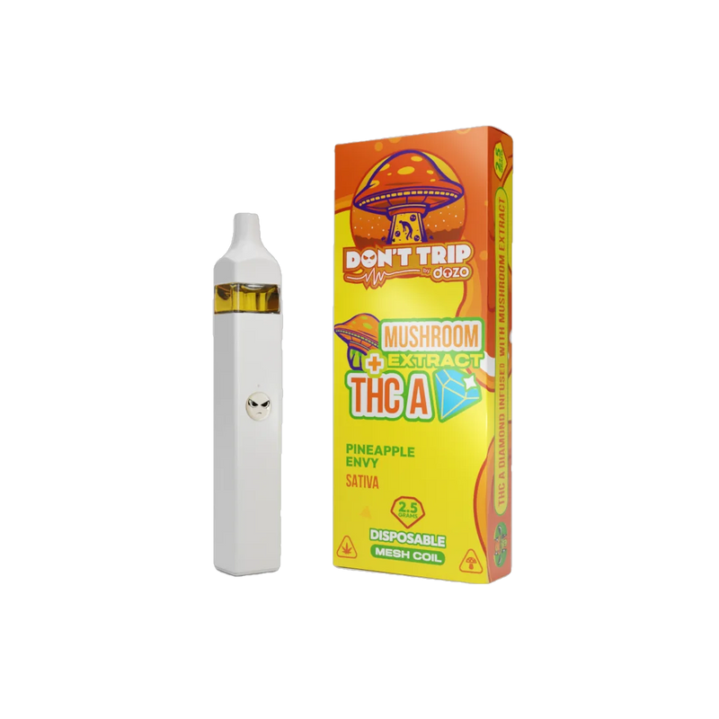 DOZO Don’t Trip 2.5g Mushroom Extract+THC-A Diamond Disposable Vape 1ct - Premium  from H&S WHOLESALE - Just $16! Shop now at H&S WHOLESALE