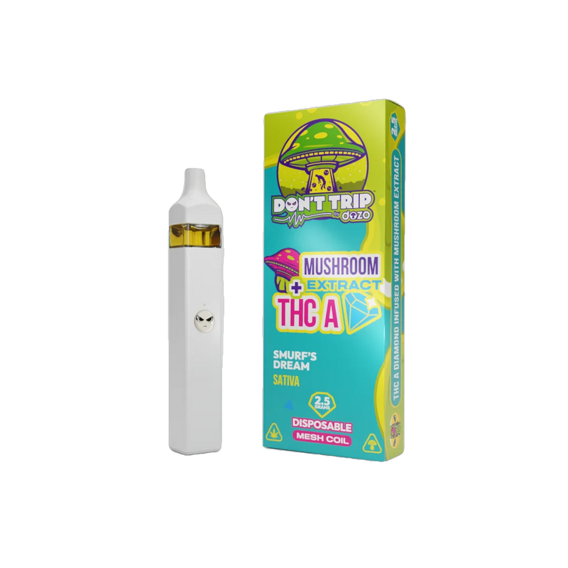 DOZO Don’t Trip 2.5g Mushroom Extract+THC-A Diamond Disposable Vape 1ct - Premium  from H&S WHOLESALE - Just $16! Shop now at H&S WHOLESALE